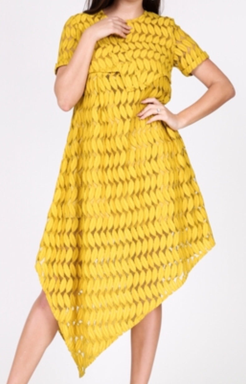Mustard dress